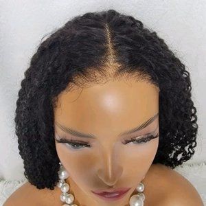 24 inch, Kinky Jerry Curl Glueless Wig